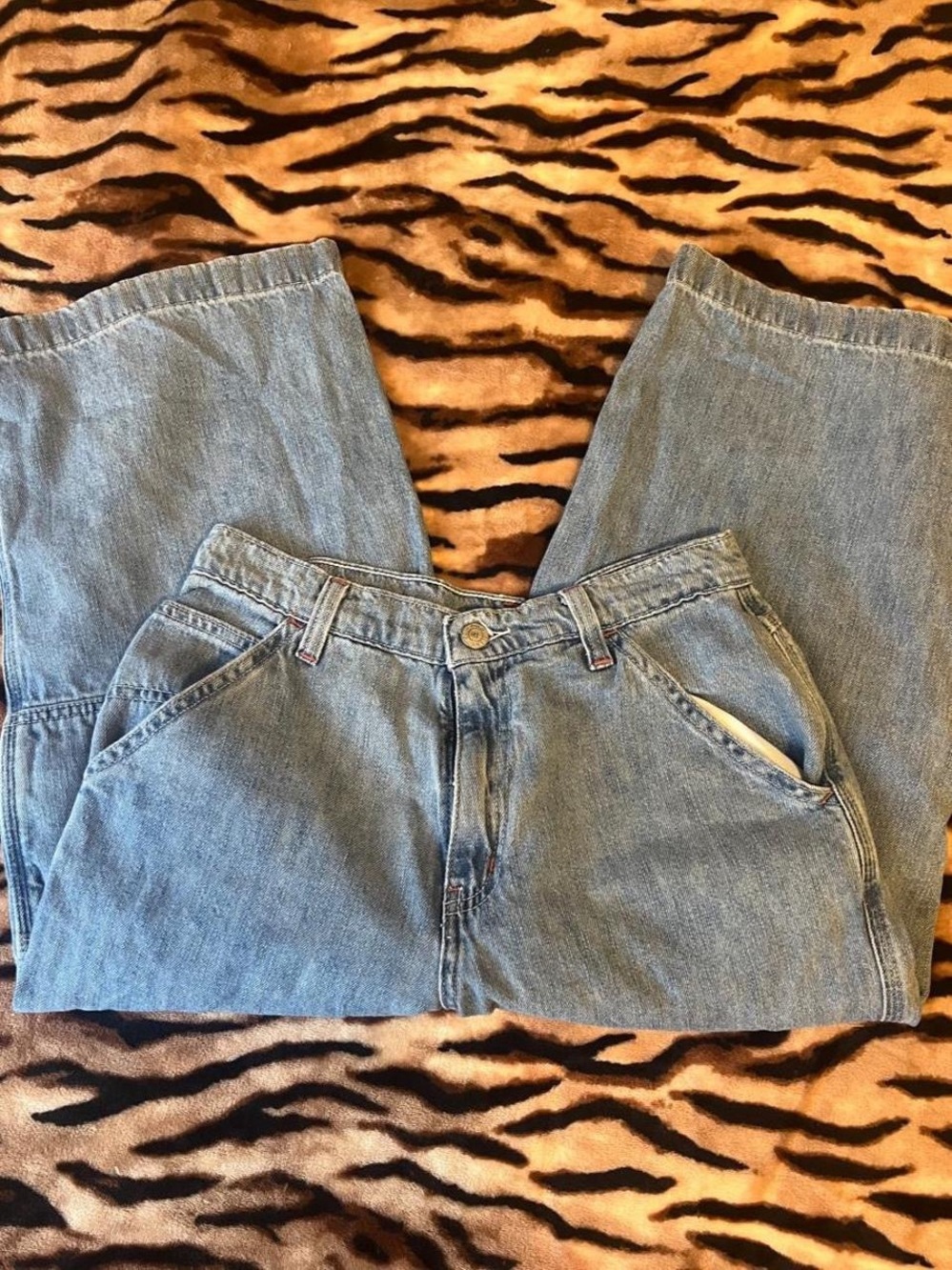 Denim Carpenter Capris
